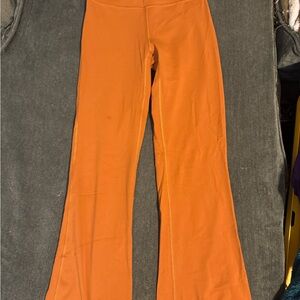 lululemon athletica Burnt Orange Flare Leggings